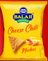 Balaji Wafers Nachos Cheese Chilli 45 grams 1.58 oz pack India Vegetaria... - £4.33 GBP+