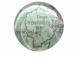 Kiola Designs Yosemite National Park Map Pendant Magnet - £15.70 GBP