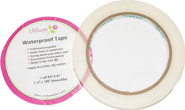 Floral Waterproof Tape Clear 1/2 X 180 Roll Adheres Glass Ceramic Plasti... - $13.79