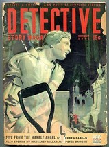 Detective Story Magazine Pulp November 1942- Five From the Marble Angel ... - $47.92