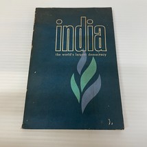 India The World Largest Democracy History Paperback Book Embassy of India 2008 - £6.39 GBP