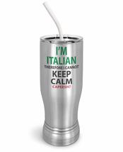 PixiDoodle Can&#39;t Keep Calm I&#39;m Italian - Funny Italian Insulated Coffee Mug Tumb - £27.21 GBP+