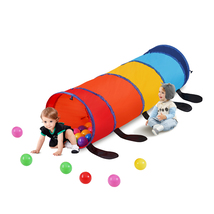 VEVOR Kids Play Tunnel Tent, Colorful Pop Up Caterpillar Crawl, Multicolor - $19.99