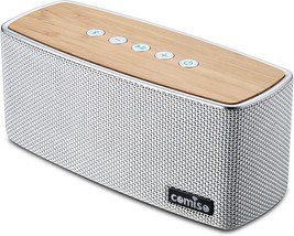 COMISO Bluetooth Speakers, 20W Loud Wood Home Audio Outdoor Portable Wireless - £63.08 GBP