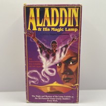 Vintage Aladdin &amp; Magic Lamp VHS Tape - Complete w/ Slipcase - Tested &amp; Working! - £3.97 GBP