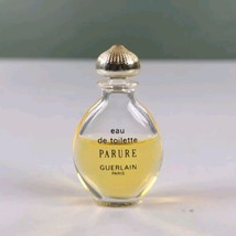 Vintage PARURE GUERLAIN EDT 4.2ml Mini Perfume Original Formula Crown Cap - £22.21 GBP