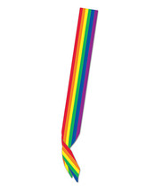 &#39;pride Satin Sash - Rainbow - $15.99
