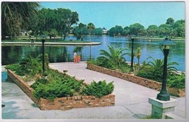 Florida Postcard Tarpon Springs Visitors Spring Bayou  - £1.69 GBP