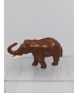 Elephant Asian  Replica plastic 3 inches long Dark Brown Tusk - £6.38 GBP