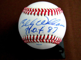 Billy Williams Hof 87 Chicago Cubs Signed Auto Vintage Ol Baseball Jsa Authentic - £93.44 GBP