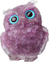 2.4&quot; Purple Owl Ornament Purple Amethyst Crystal Owl Gifts for Women Cut... - £7.57 GBP+