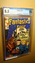 Fantastic Four 45 *Cgc 8.5 White Pages* 1ST Appearance Inhumans Lockjaw JS65 - £1,884.66 GBP