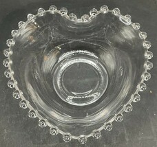  Imperial Glass Candlewick Bonbon Heart Dish VTG - $10.89