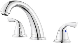 8 Inch Widespread 3 Hole Deck Mount Lavatory Vanity Faucet With 2 Handles By - £44.79 GBP
