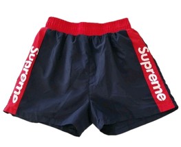 Vintage 1998 Supreme Swim Trunks Youth Kids Medium Logo Spell Out Mesh L... - $1,843.65 MXN