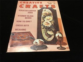 Creative Crafts Magazine April 1975 Scratch carved Eggs, Stained Glass Boxes - £7.71 GBP