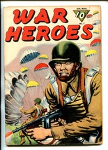 War Heroes #7-1944-DELL-PARACHOTE-PARATROOPER-WWII-BLOODY RIDGE-vg - £43.94 GBP