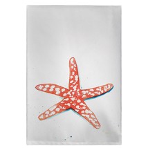 Betsy Drake Coral Starfish Guest Towel - £27.23 GBP