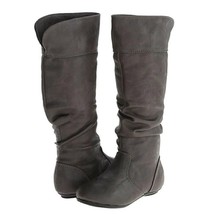 Kenneth Cole Reaction Kids SZ 10.5 Swing Time 2 Girls Grey Tall Boot Ins... - $18.02