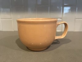 Vintage Fiesta Fiestaware Large Peach Coffee/ Latte Mugs Retired Color HLC - £7.71 GBP