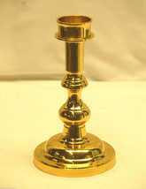 Vintage Style Brass 9&quot; Candlestick Candle Holder w Felt Bottom Home Mant... - £15.79 GBP