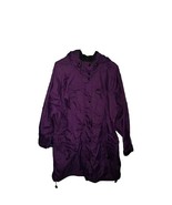 REI Womens 18 Rain Jacket Purple Plus Sz Rare Hooded Visor Mesh Lined Zi... - $59.97 CAD