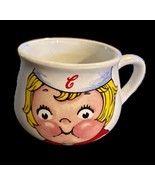 1998 Campbell&#39;s Kids Soup Mug Bowl Cup Blonde Little Girl - Face On Both... - $9.94