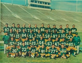 1961 GREEN BAY PACKERS 8X10 TEAM PHOTO FOOTBALL PICTURE COLOR NFL - $4.94