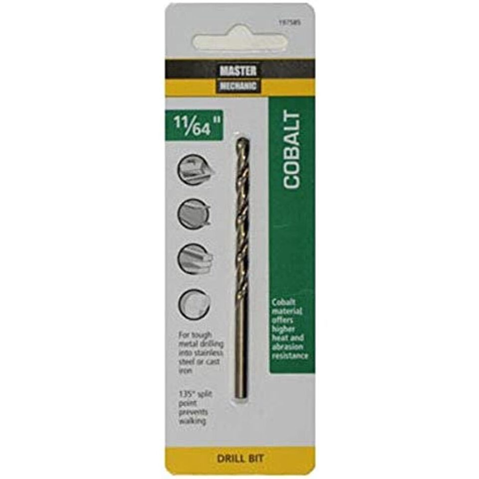 DISSTON COMPANY 197585 MM11/64x3-1/4Cob Drill Bit - $16.68