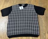 New with Tags ADONIS Plaid Sz XL 100% Rayon Stretch Fabric Mens Shirt - £7.07 GBP