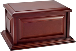 Wood Urn, Professional Wooden Urns for Human Ashes Cherry - $87.44
