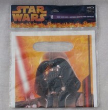 8 Star Wars Darth Vader Treat Sacks, Birthday Party Loot Bags, Hallmark - £4.60 GBP