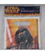 8 Star Wars Darth Vader Treat Sacks, Birthday Party Loot Bags, Hallmark - £4.69 GBP