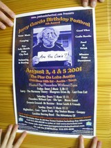 Jerry Garcia Poster The Grateful Dead Birthday Festival 2001 Are You Coming - £53.10 GBP