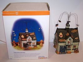 Fabulous Dept 56 Snow Village Halloween Creepy Creek Carriage House In Packaging - £78.94 GBP