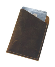 Vagarant Traveler Vintage Cowhide Leather Card Holder B091.VB - £7.08 GBP