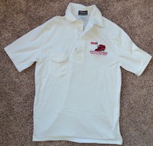 Vintage Case IH 2055 Cotton Express Embroidered White Polo - Size L - RARE! - £75.99 GBP