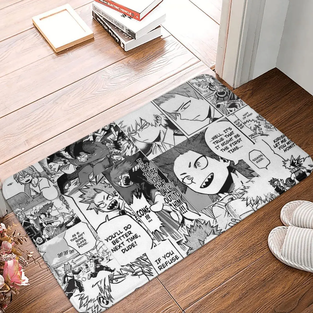 My Hero Academia Midoriya Izuku Deku All Might Anime Non-Slip Carpet Cool Doorma - $15.99