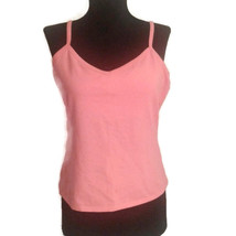 For The Republic Cami tank top Medium Shelf Bra Pink Stretchy NEW - £14.87 GBP