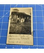 rppc postcard Picnic Family At Suwannee Depot June 1912 Florida - $8.60