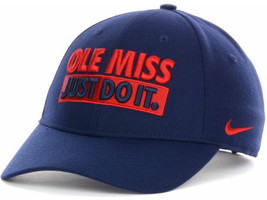 Ole Miss Rebels Nike Dri Fit NCAA Team Just Do It Adjustable Cap Hat - £15.41 GBP