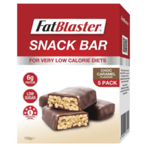 Indulge Wisely with Naturopathica FatBlaster Choc Caramel Crunch Bars (5x30g) - £57.05 GBP