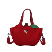 Cute  Shoulder Tote Bag Fruit Banana  Embroidered Canvas Ladies Crossbody Messen - £17.33 GBP