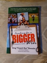 Coaching For A Bigger Win Playbook By Greg Coach Roz Roeszler 2009 Paper... - £6.32 GBP