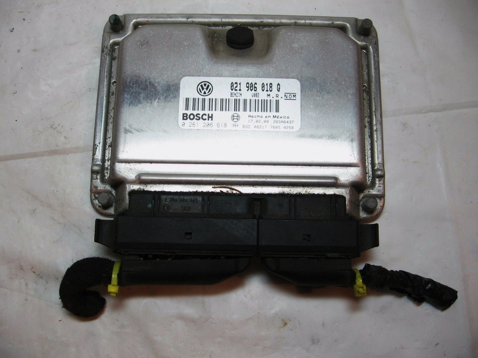 00 01 VW Jetta Golf 2000 ECU engine computer 021906018Q VR6 GTI 02612066... - $166.82