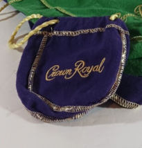 MINI CROWN ROYAL BAG 50ml PURPLE Shooter Tiny Small Size 4&quot; Quilt Craft ... - $4.74