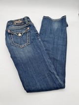 Miss Me Womens Sz 28 Bootcut JP4896KNB Med Wash Blue Denim Jeans Pants - £16.91 GBP