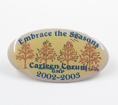 Embrace The Seasons Carleen Corum GMP Grand Madam President 2002-2003 FOE Pin - £5.64 GBP