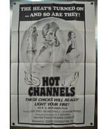 Hot Channels Original SS Movie Poster 1973 27 x 42 XXX - £110.48 GBP