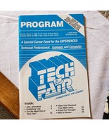 Vintage 1985 Tech Fair Program brochure info Sofitel Minneapolis MN Comp... - £14.97 GBP